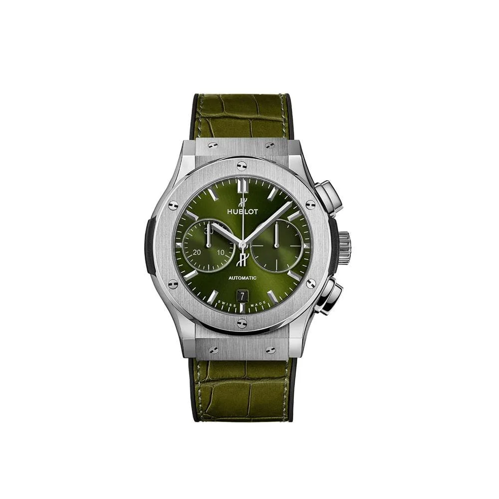 Hublot Classic Fusion Chronograph Green Titanium